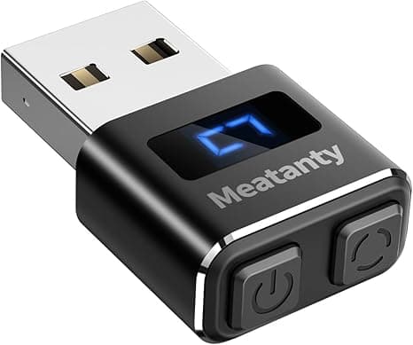 A compact USB mouse jiggler device with LED screen and mode controls, designed to keep a computer or laptop active without user input.
