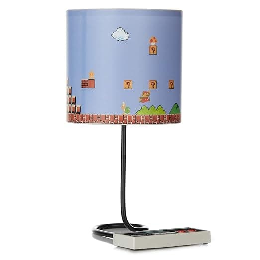 Gamer – Nintendo Super Mario Bros Lamp – Retro Pixel Block Light for Bedroom or Game Room