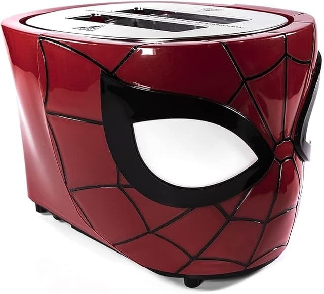 Spiderman Toaster – Marvel Halo Toaster That Toasts Spidey’s Mask Onto Your Bread – Fun Kitchen Gift