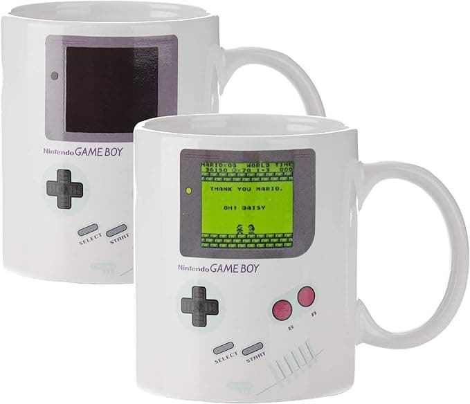 Gameboy Heat Changing Mug – Retro Nintendo Coffee Cup for Gamers and 90s Kids
