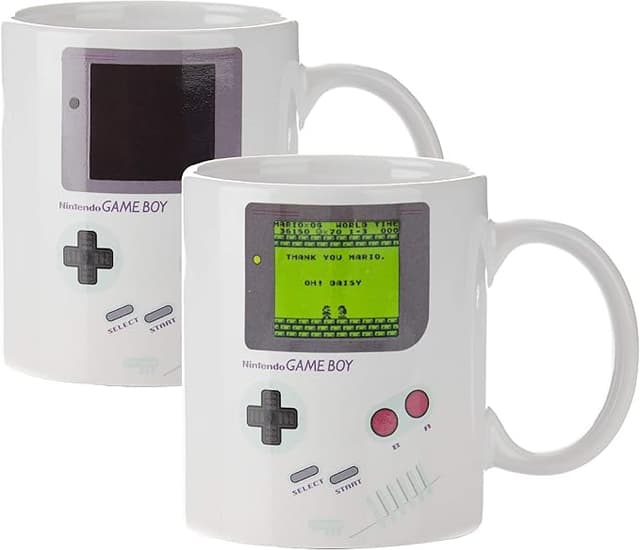 Gameboy Heat Changing Mug – Retro Nintendo Coffee Cup for Gamers and 90s Kids