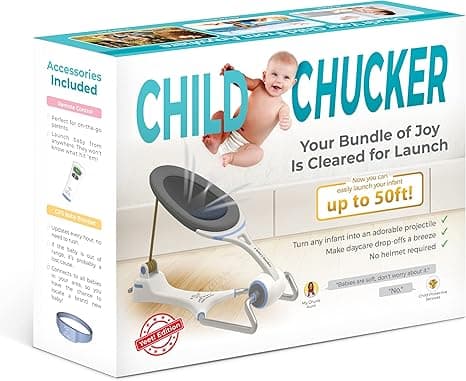 Witty Yeti Child Chucker Gag Gift Box – Hilarious Empty Fake Packaging for Baby Shower or Parent Pranks