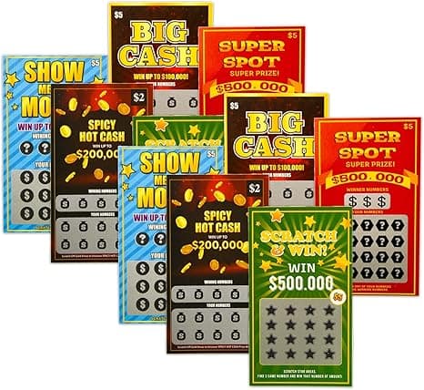 Realistic fake lottery tickets promising $1 million and delivering pure prank chaos