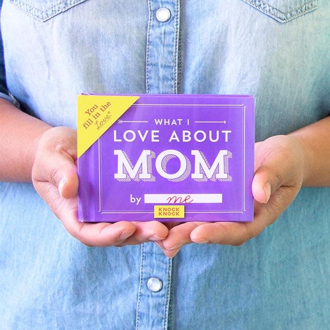 Fill-in-the-blank book for Mom – personalized, funny, and heartfelt Mother’s Day gift.