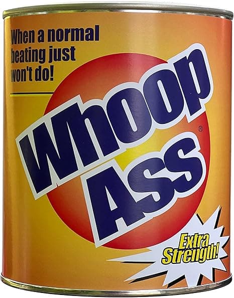 Original Can of Whoop Ass – Funny Gag Gift Novelty Item for Men, Coworkers, and White Elephant Parties